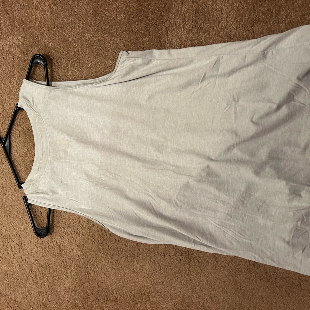 Light Gray Sleeveless Top